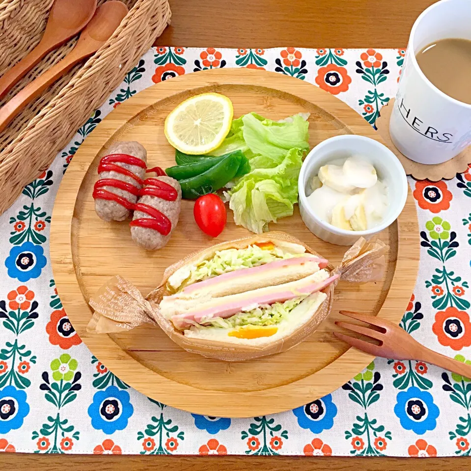 サンドイッチランチ🍴|むぎママさん