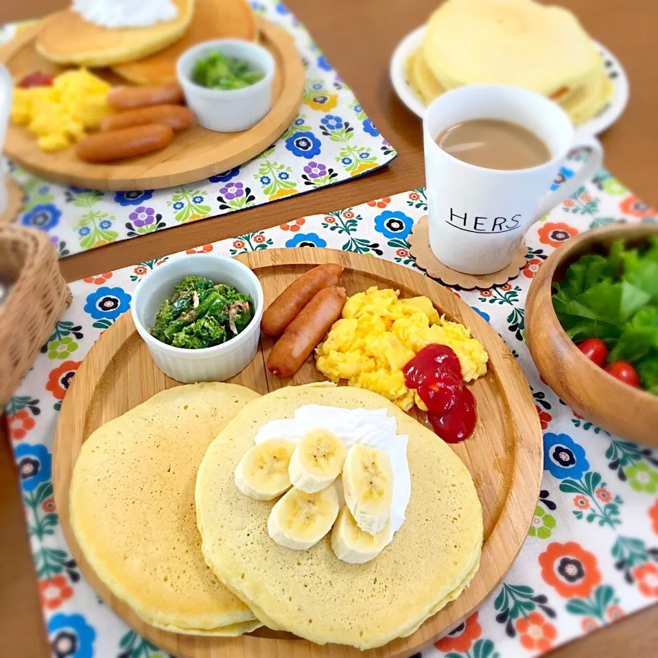 パンケーキランチ🍴|むぎママさん