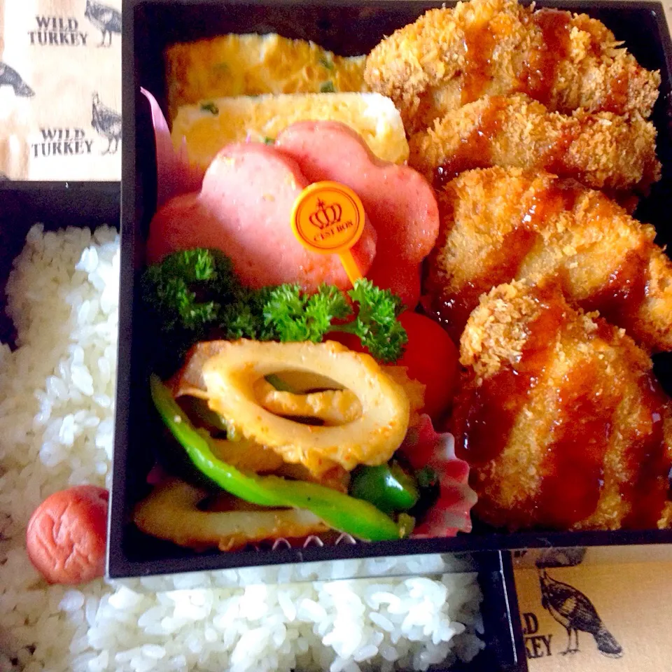 Snapdishの料理写真:2015.12.16ヒレカツ弁当(^^)|愛ママさん