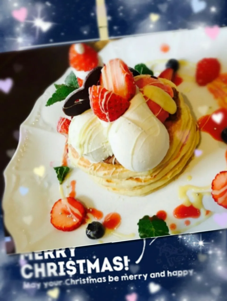 Merry Christmas♡ﾟ
パンケーキで～
          MerryX'mas♡ﾟ|kimikimi󾬍さん