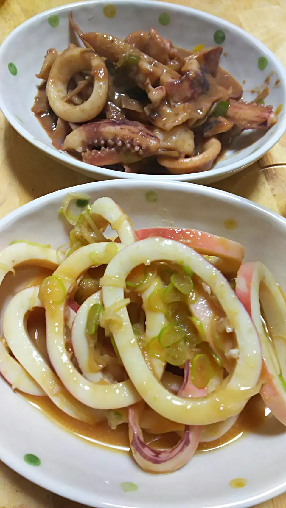 イカの酢味噌あえ、イカのゴロ焼き😋|めぐさん