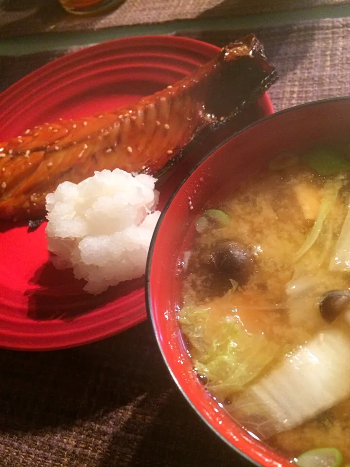 Saba mirin boshi and miso soup|Nigelさん