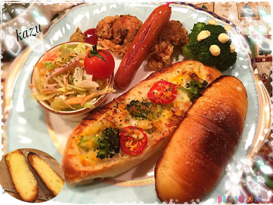 りずむさんの料理 Pain viennois～ホエー酵母で～|kazu★さん