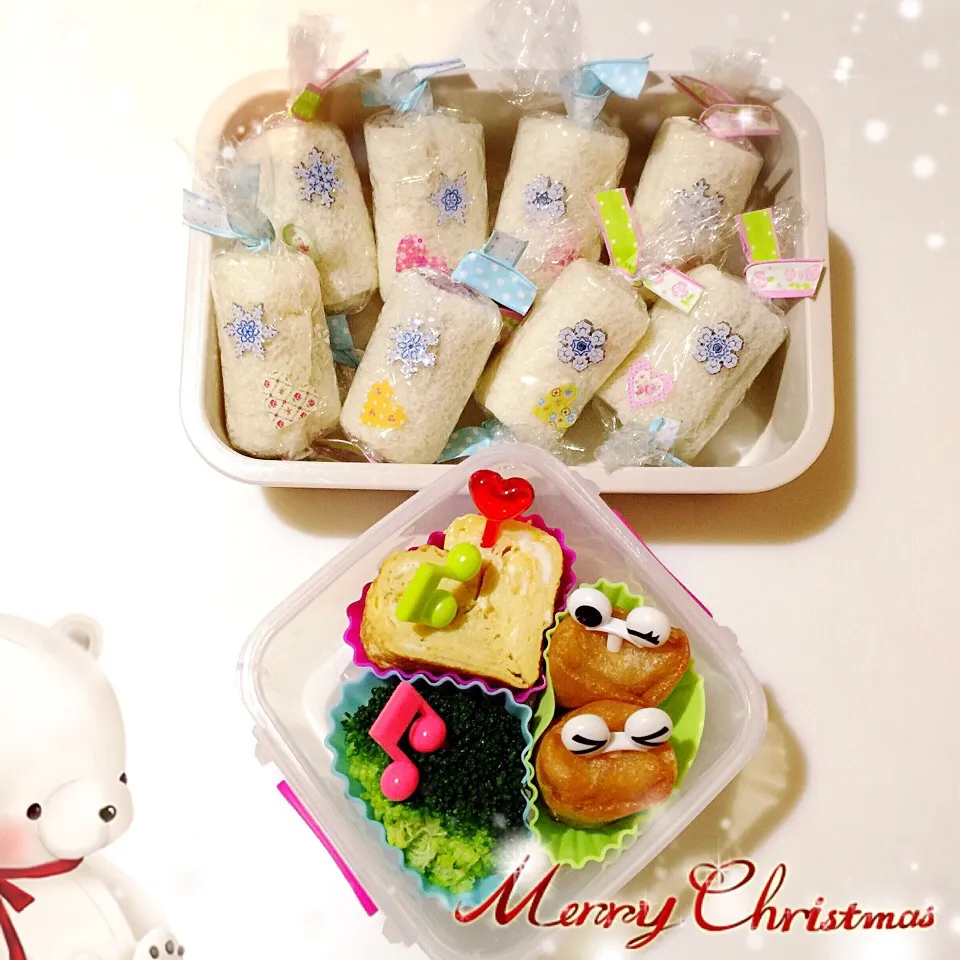 クリスマス🎄プチロールサンドイッチ弁当|Makinsさん