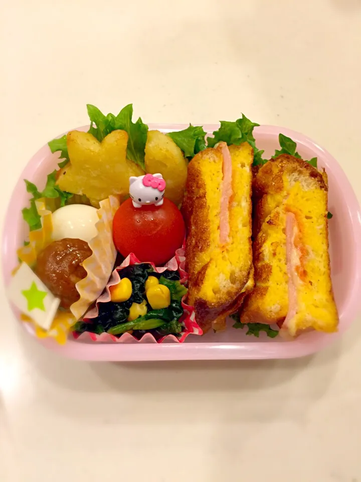 フレンチトーストのお弁当🍒|Michiko Okamotoさん