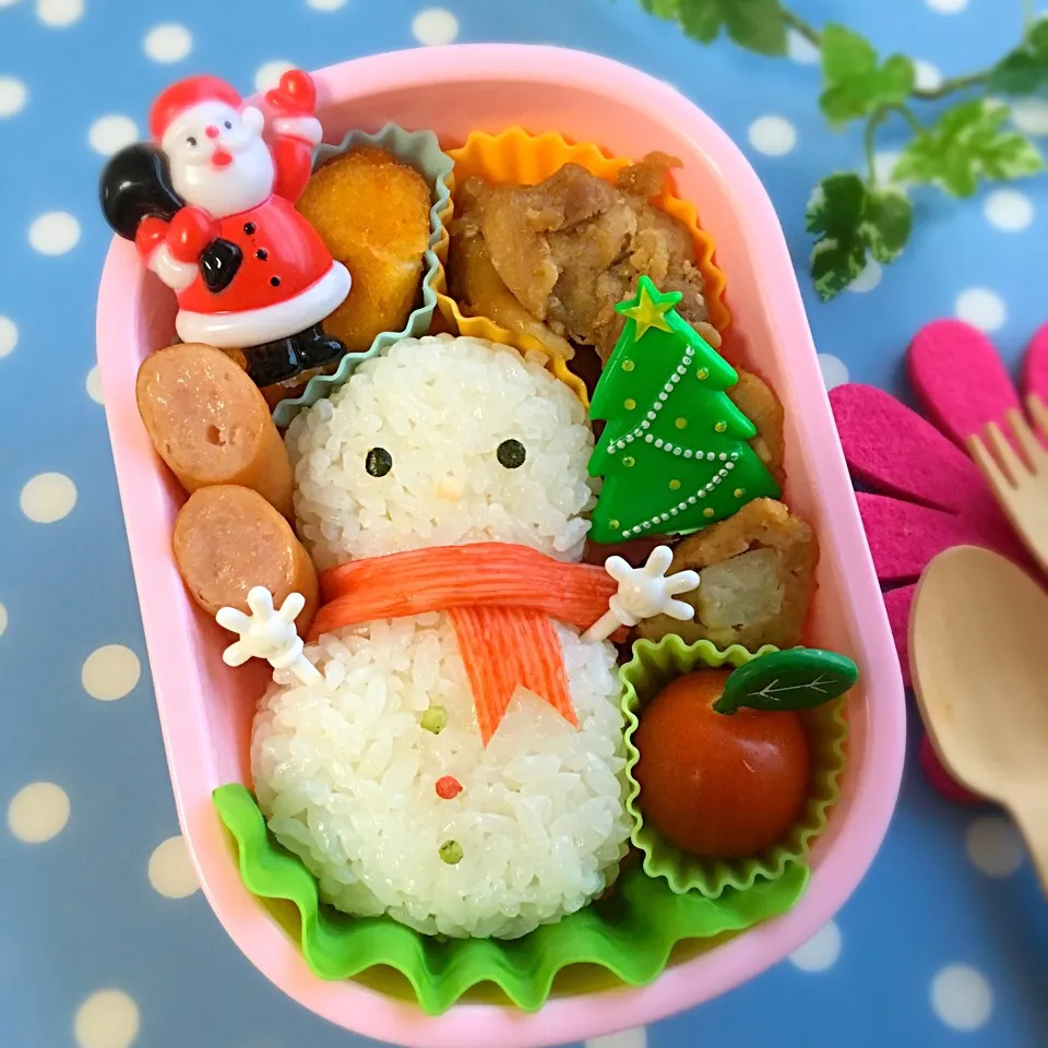 雪だるま弁当|Saori Nishidaさん