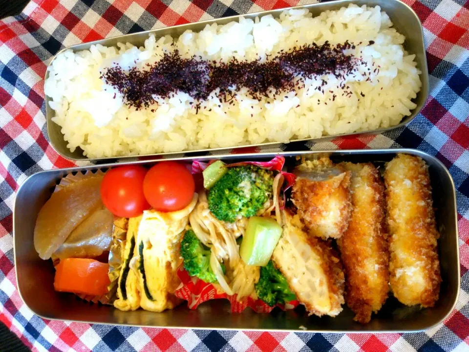 鳥挽き肉で蓮根ハサミフライ弁当|Miho Matsuoさん