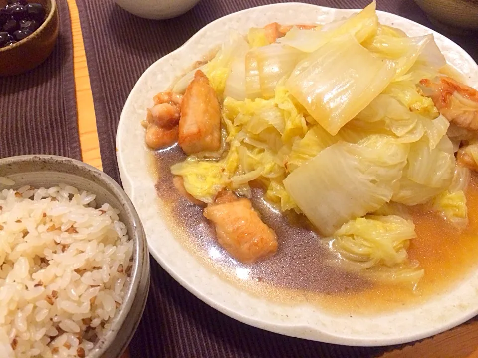 白菜ととり肉のさっと煮|Chika Takahashiさん