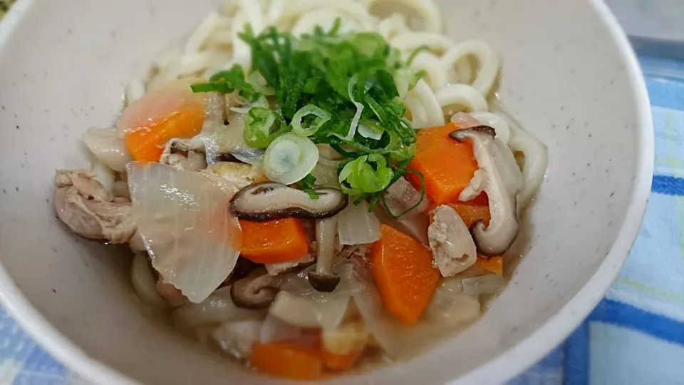 Snapdishの料理写真:たっぷり野菜の生姜あんかけうどん|よっしー(=^ェ^=)さん