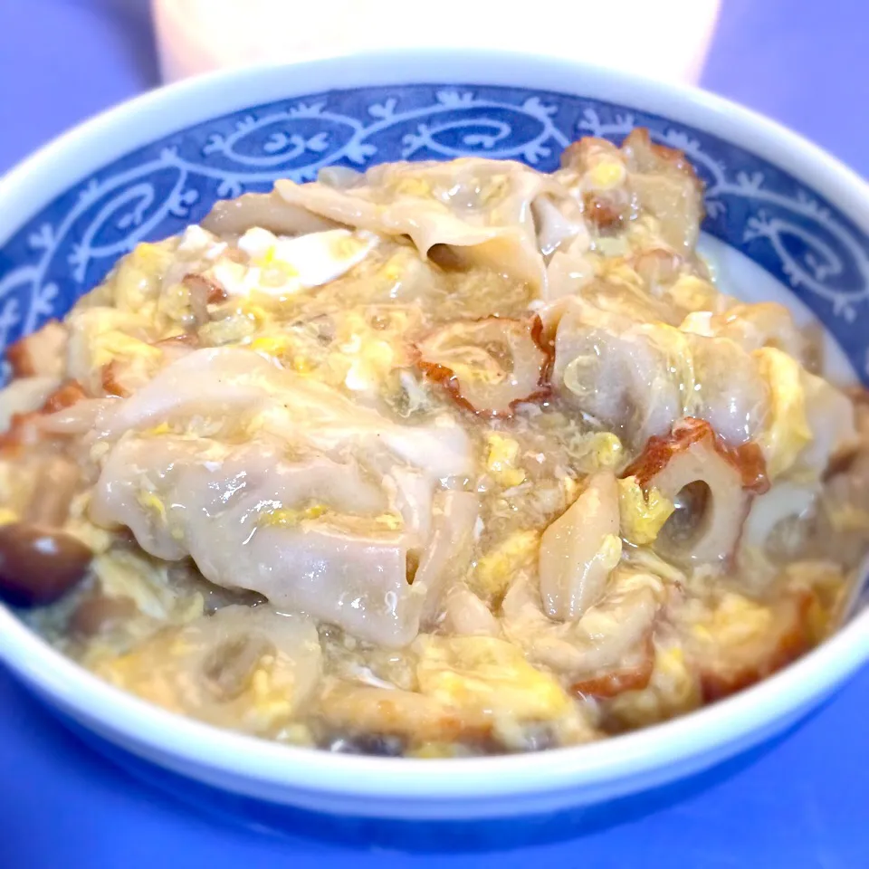 餃子入り玉子丼|Hiroya Fujiiさん