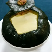 Snapdishの料理写真:Eggs custard with pumpkin|kanokpornさん