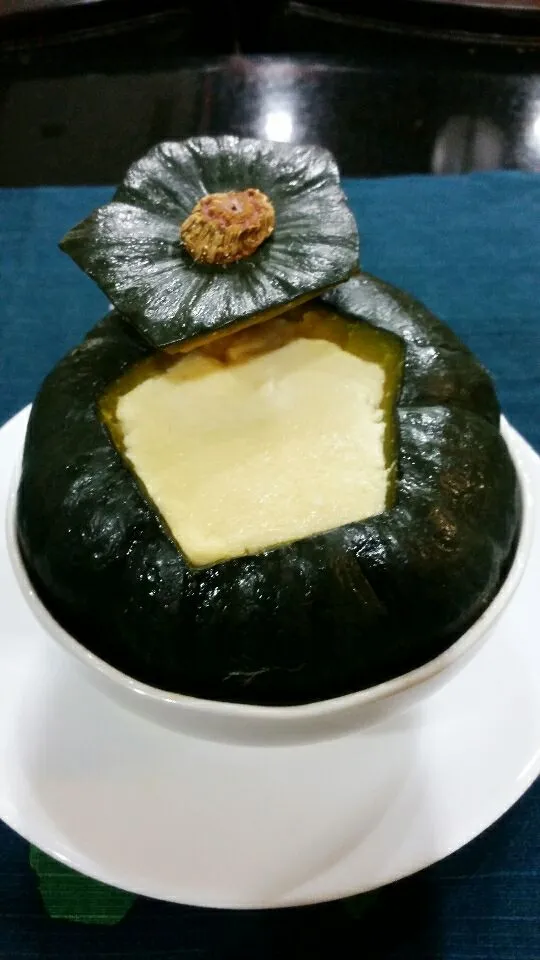 Eggs custard with pumpkin|kanokpornさん