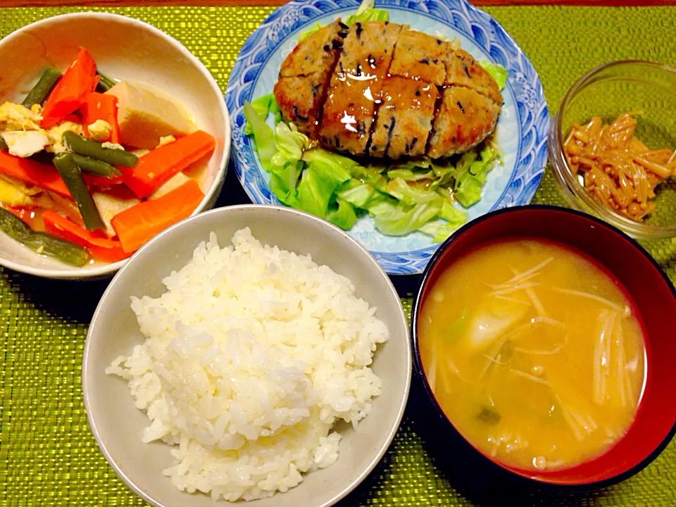 会社のまわりは一時雪が積もったらしい旦那さんの晩御飯|あっこぷーさん