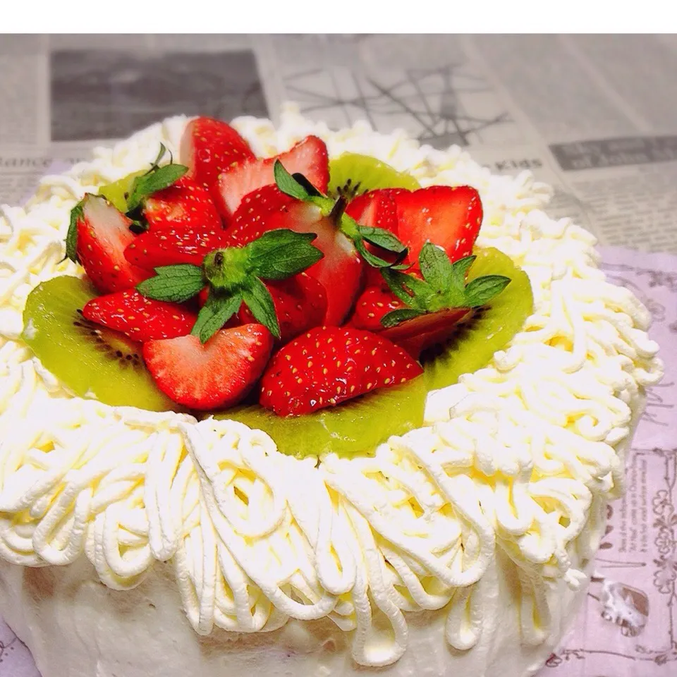 Snapdishの料理写真:Fruit shortcake|みさmamanさん