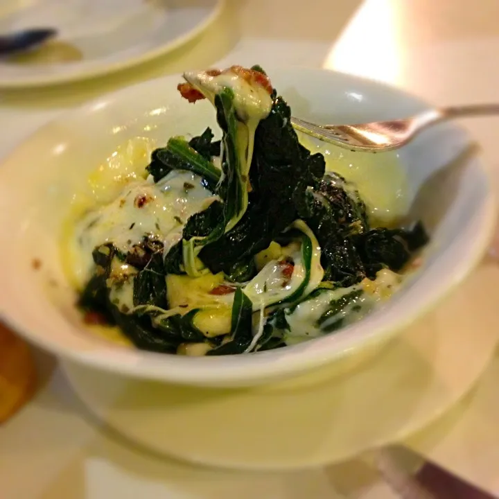 Baked spinach with chesse @Ley Cafe|Anne~AunAunさん