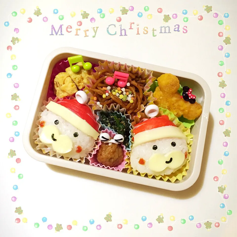 クリスマス🎄双子ちゃんサンタ弁当|Makinsさん