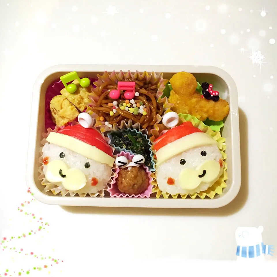 クリスマス🎄双子ちゃんサンタ弁当|Makinsさん