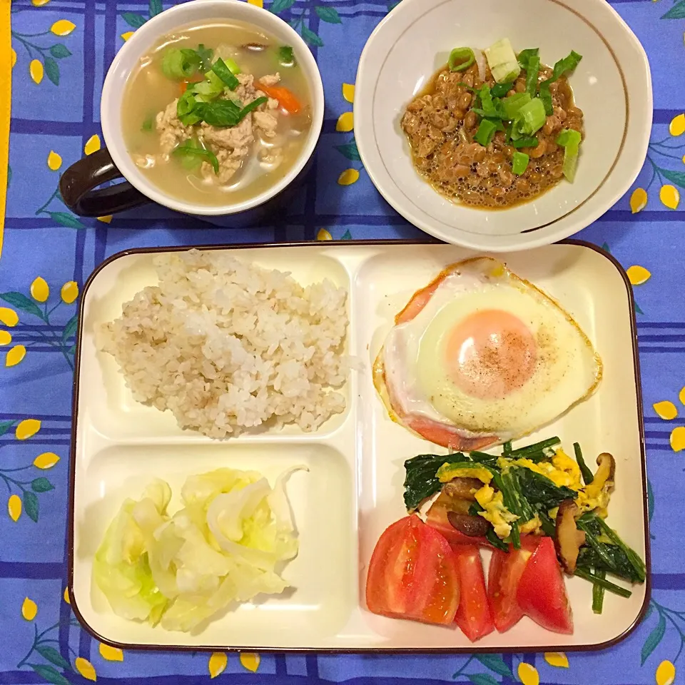 Snapdishの料理写真:2015年12月18日の朝食|もえさん