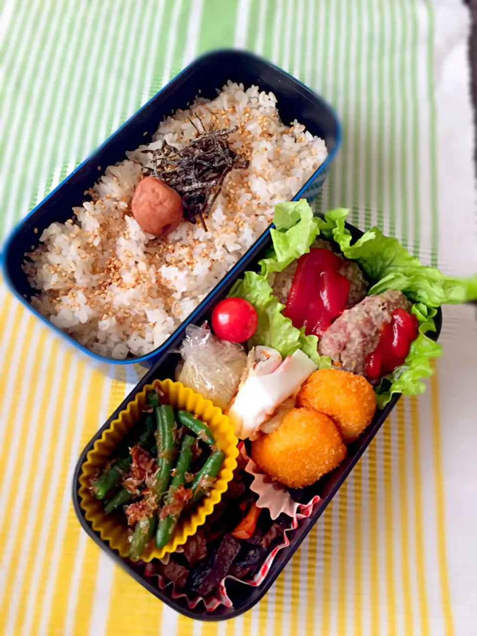 Snapdishの料理写真:旦那くんお弁当|meguさん