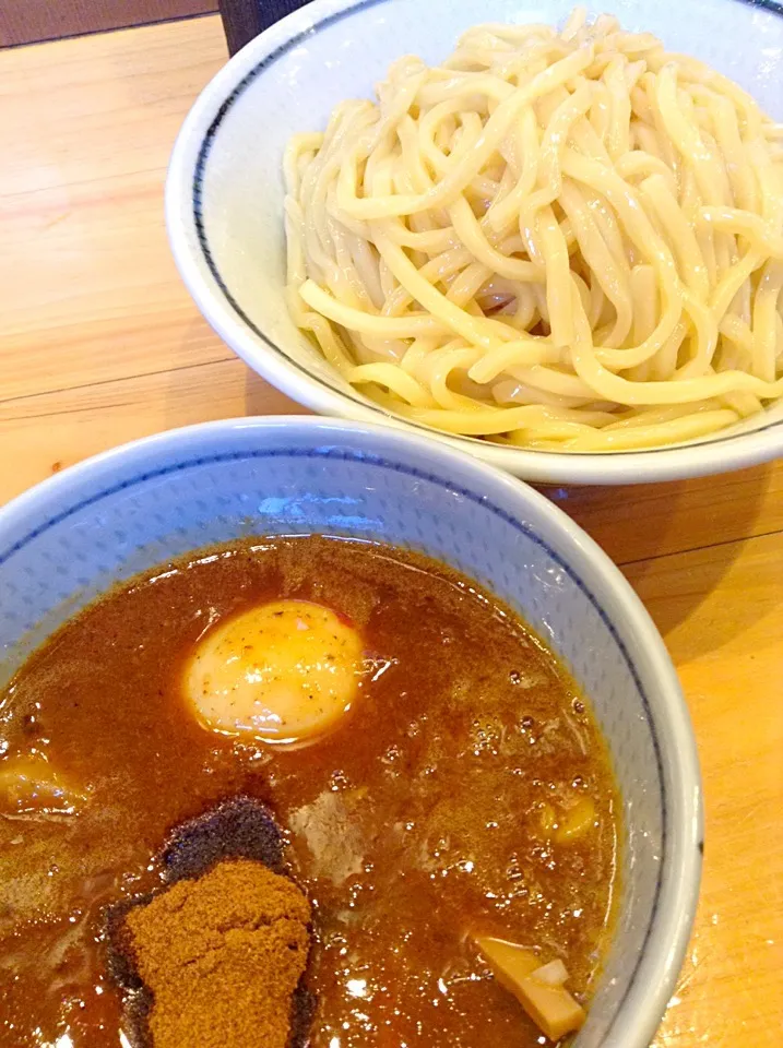 辛特濃魚介つけ麺+味玉@蕾 煮干分家（桜木町）|Kazuya Miyukiさん