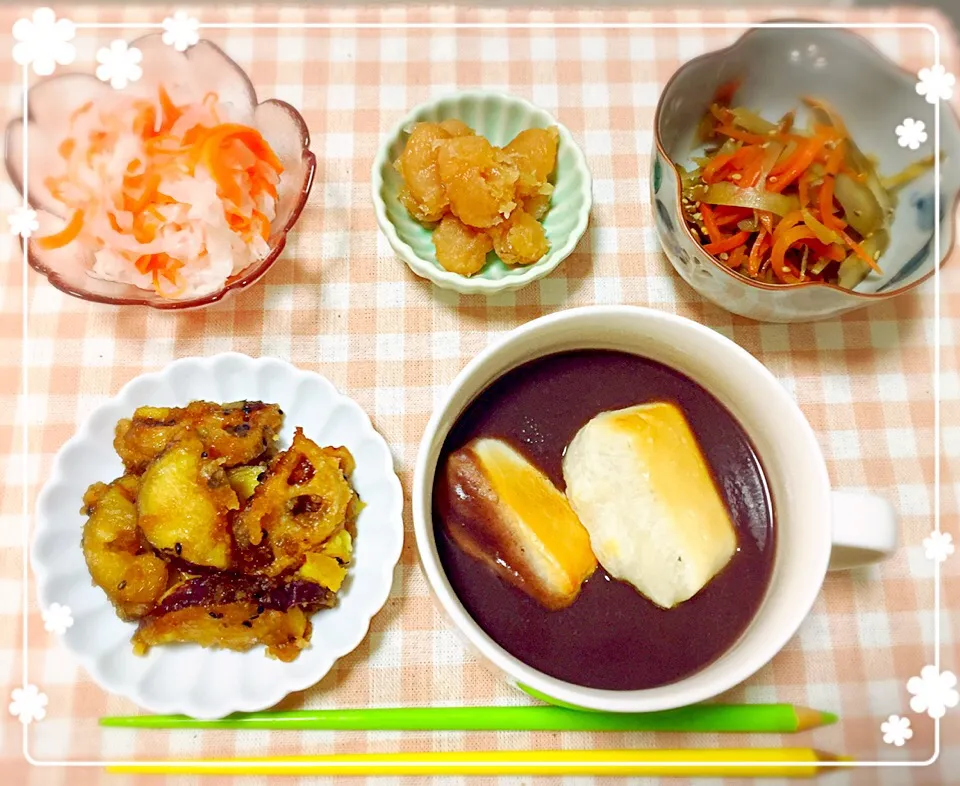 おしるこで晩ご飯〜♡|はるかさん