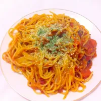 Snapdishの料理写真:ミネストローネの余りでパスタ|よーこさん