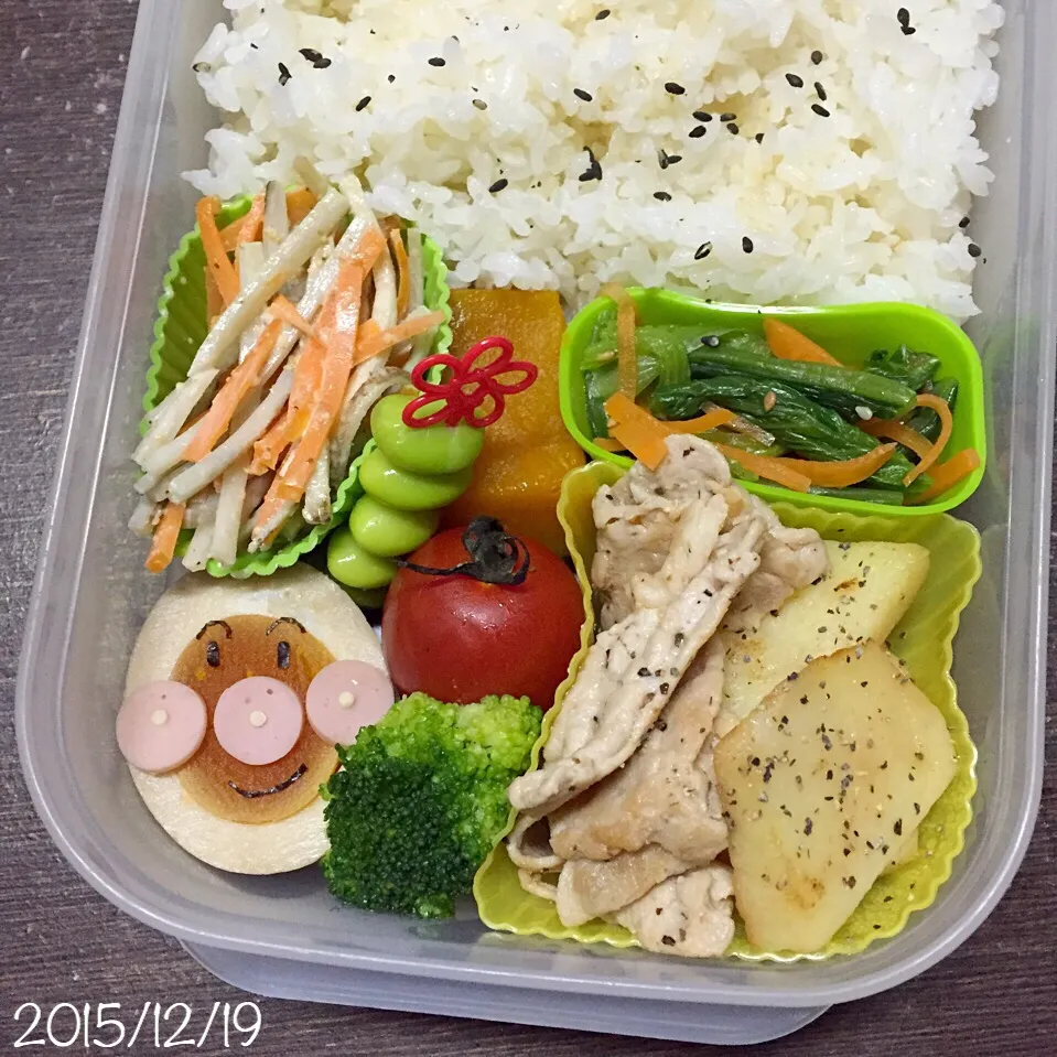 Snapdishの料理写真:12/19お弁当⚘ᗾᐝ|ふくろう女子さん