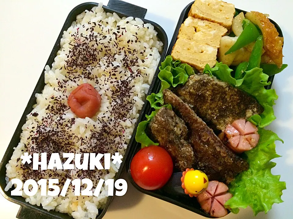 12月19日(土) 高校生息子弁当🍱🍱|Hazukiさん