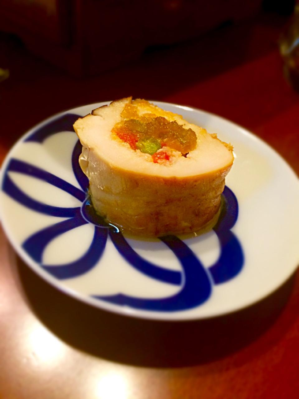 野菜のチキンロール