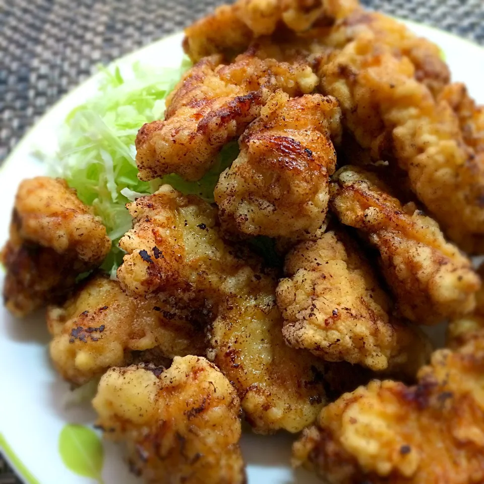 Snapdishの料理写真:咲きちゃんさんの料理 うちの ザンギ🐔 やっと作れた〜😄✌️|あまねこ🌿さん