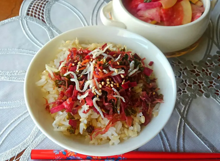 🍚｢紅大根の振りかけ｣…作った～＾＾＊…玄米ご飯に❣～|*ママちゃん*さん