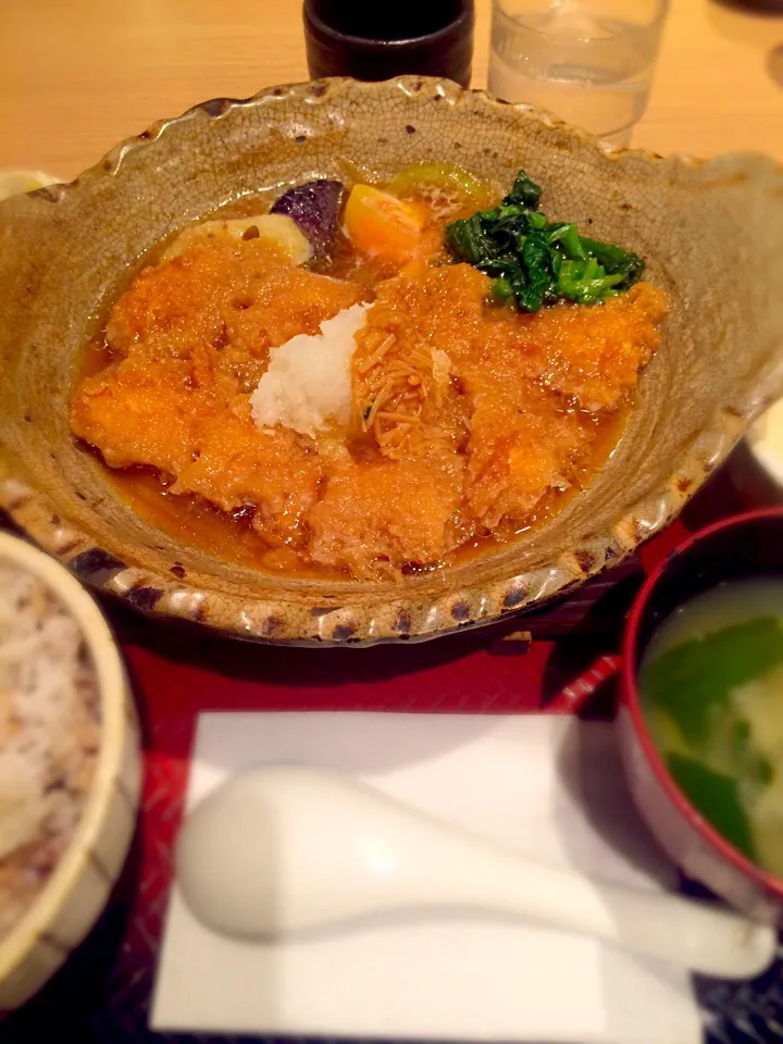 チキンかあさん煮定食 大戸屋|ナナさん