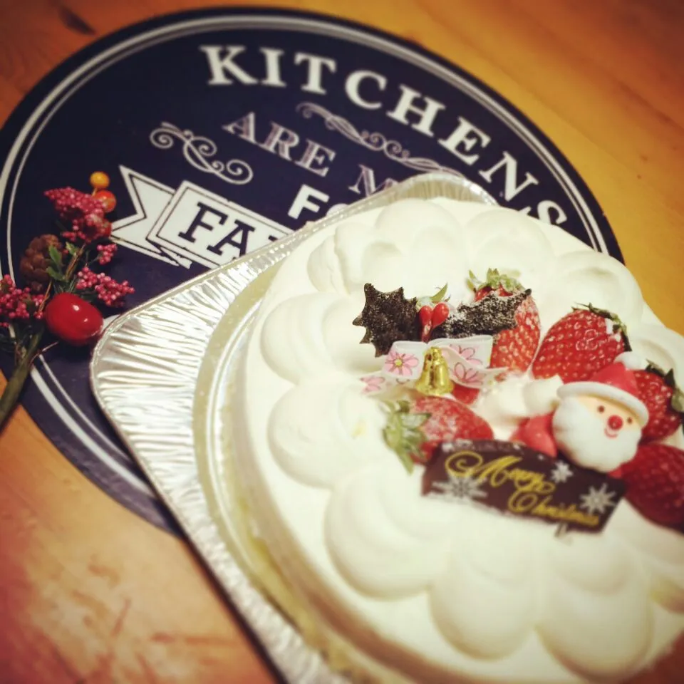 Snapdishの料理写真:息子作☆クリスマスケーキ|☆koka☆さん