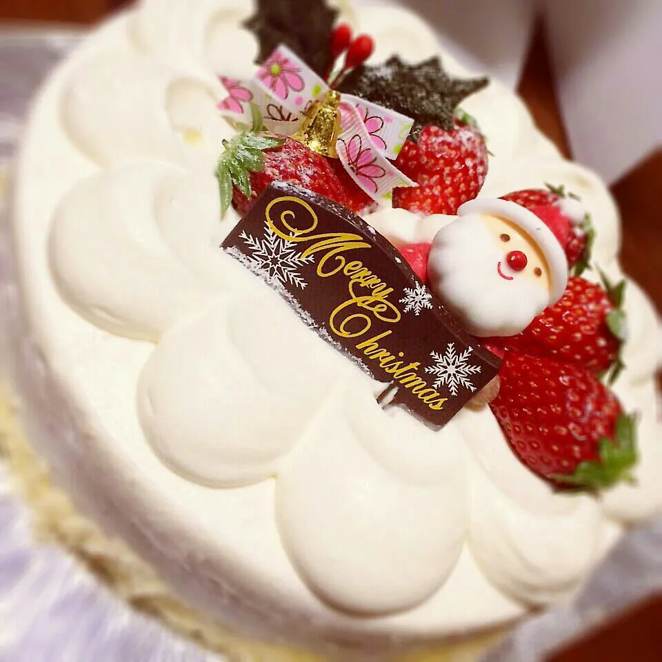 Snapdishの料理写真:息子作☆クリスマスケーキ|☆koka☆さん