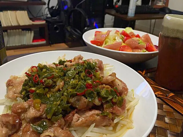 高菜と鶏肉のカリカリ揚げ|ちえぞさん