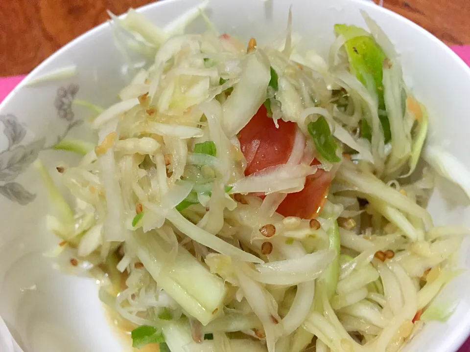 Snapdishの料理写真:Papaya salad Laotian style|Kanncanohk Thanaworawatkulさん