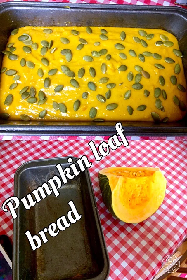 Ready to pop in the oven for breakfast "Pumpkin loaf bread "|Babyluv Cabrera Ocampoさん