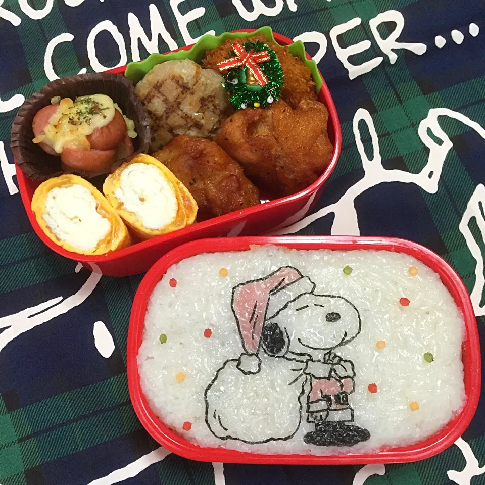 JK弁当 スヌーピーサンタ|namimoさん