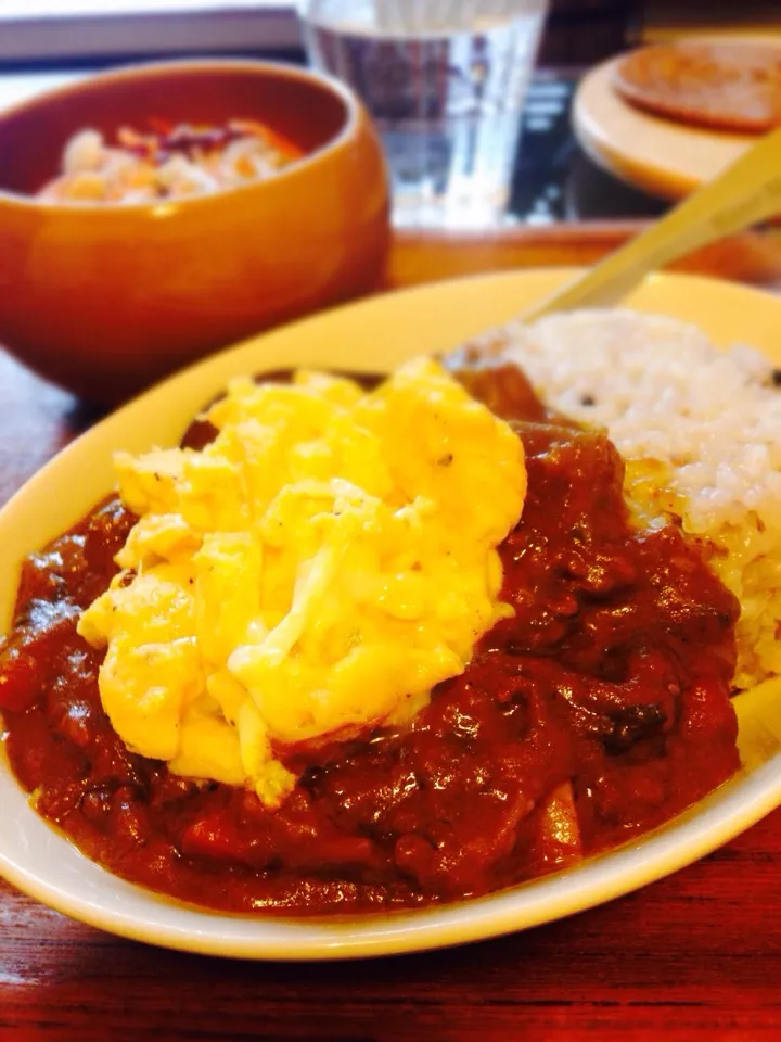 Snapdishの料理写真:ヤーコンとひき肉のココナッツカレー🍛|サクラさん