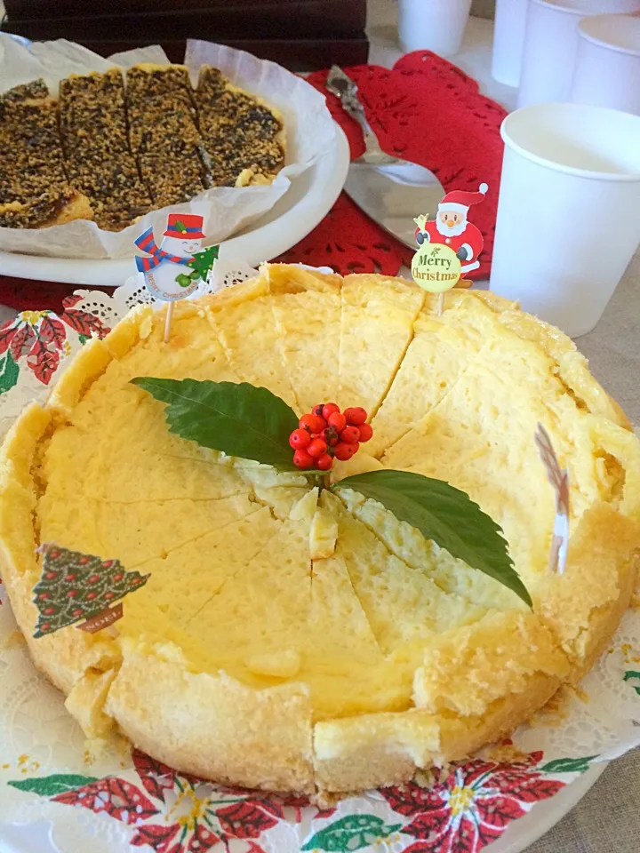 定番チーズケーキと胡麻のフロランタン|ともこさん