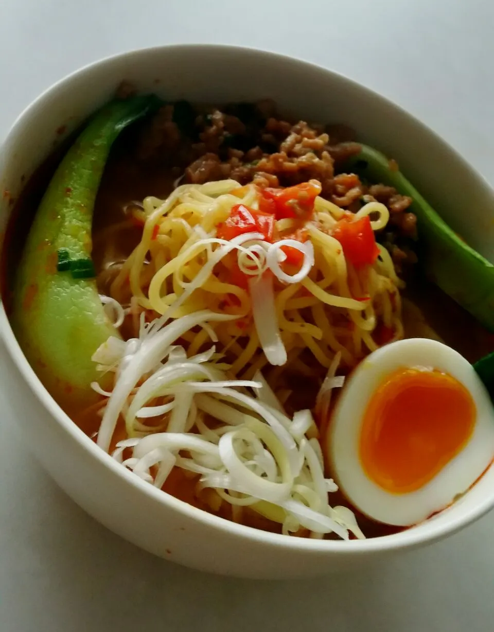 hiroyukiさんのミルク担担麺🍜をトマトin🍅でつくりました|hiroyukiさん