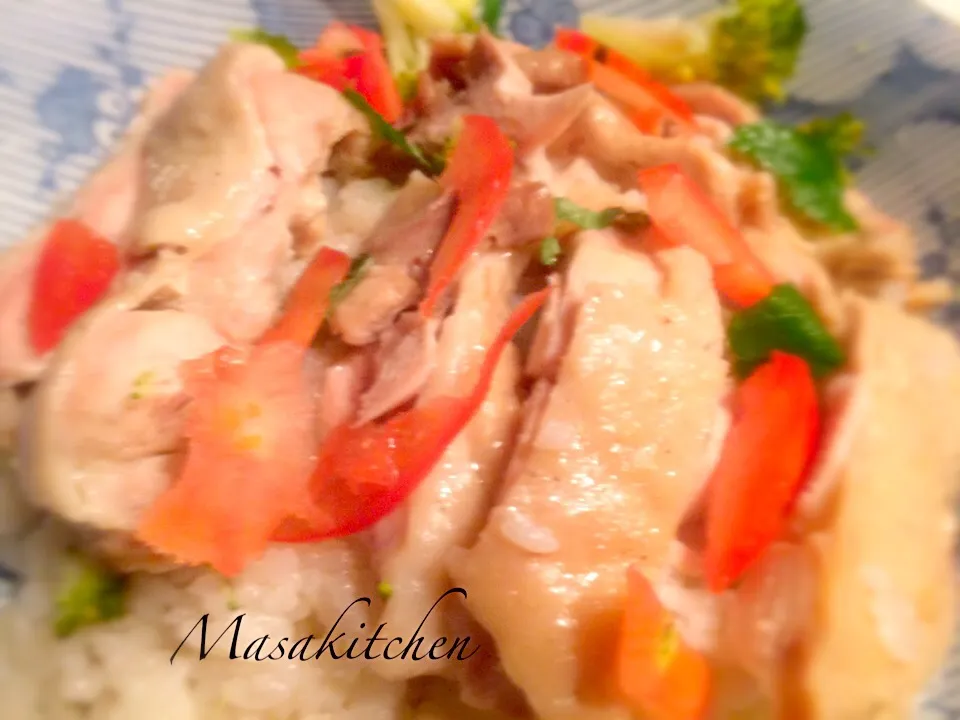 Hainanese chicken rice|Masakiさん