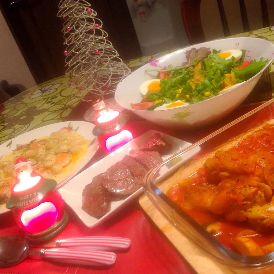 ちょい早いメリクリ🍻🍸⛄️|としえさん