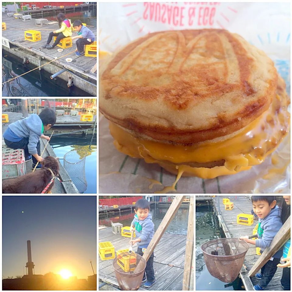 Sausage&egg cheese McGriddles🍔ｿｰｾｰｼﾞ&ｴｯｸﾞﾁｰｽﾞ ﾏｯｸｸﾞﾘﾄﾞﾙ|🌈Ami🍻さん