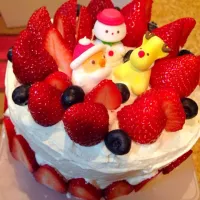 いちごたっぷりクリスマスケーキ🎂|Chloeさん