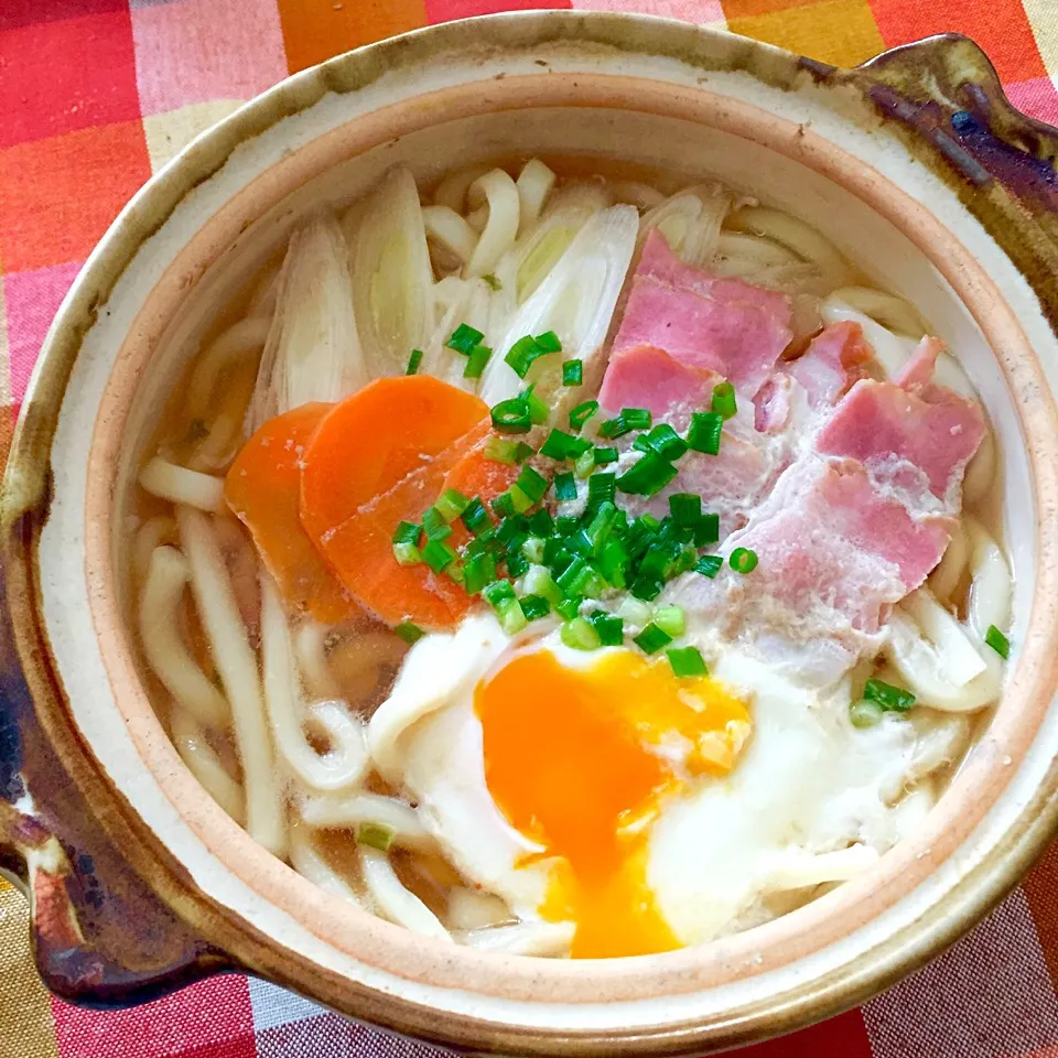 鍋焼きうどん|カウンター嬢さん