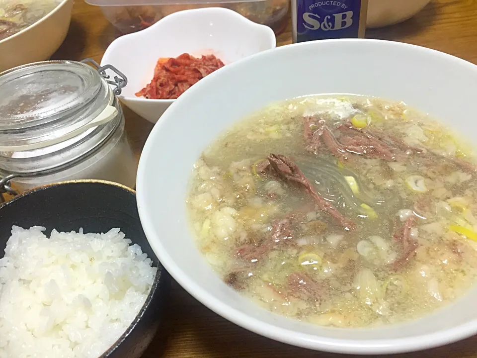 설렁탕♡ソルロンタン～牛骨の牛肉のコラーゲンスープ|ちもこさん