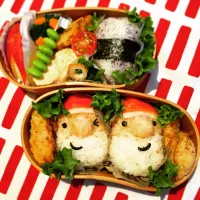 Snapdishの料理写真:サンタ弁当|HIROさん