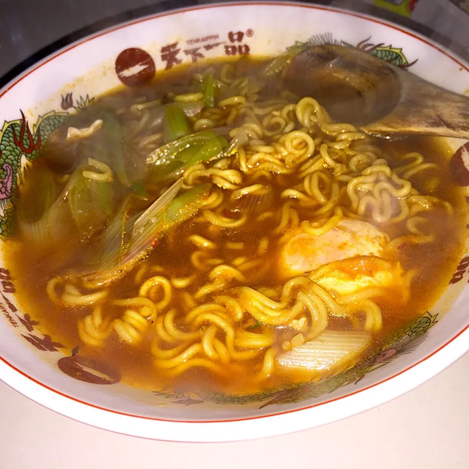 ニラ、肉なし台湾ラーメン(◍•ڡ•◍)❤|いつみさん