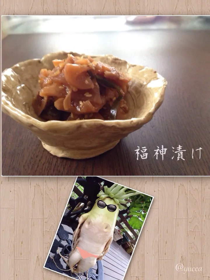 Snapdishの料理写真:sakurakoさんの料理 大量の大根消費に、福神漬け(^-^)|yucca@さん